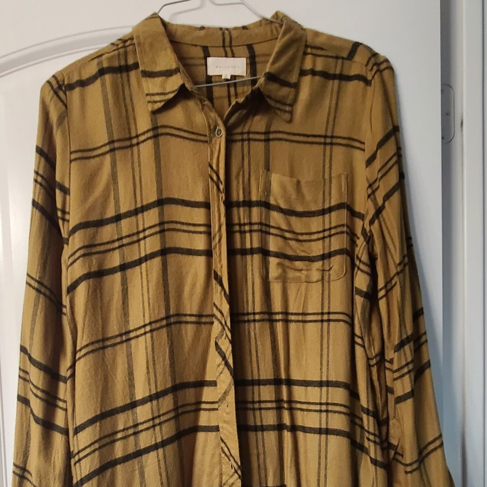 Flannel long sleeve shirt